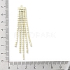 Alloy with Rhinestone Cup Chains Tassel Pendants EJEW-B036-04G-3