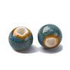 Bright Glazed Porcelain Beads PORC-D300-A39-3