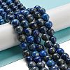 Natural Lapis Lazuli Beads Strands G-E483-17-8mm-8
