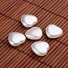 Heart Acrylic Imitation Pearl Beads OACR-O002-3972-1