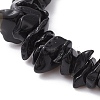 Natural Obsidian Chips Beaded Bracelet X-BJEW-JB09686-04-2