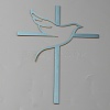Acrylic Mirror Cake Toppers FIND-WH0152-206E-2