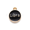 Alloy Enamel Pendants ENAM-S124-01A-08K-3