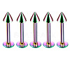 304 Stainless Steel Cone Internally Threaded Labrets for Women Men WG9B6EB-30-1