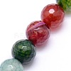 Natural Agate Round Beads Strand X-G-L085-8mm-01-1
