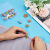15Pcs 3 Colors Alloy Shank Buttons BUTT-GF0003-43-3