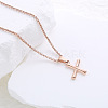 Stainless Steel Letter Pendant Necklaces for Women Men GR8130-24-1