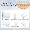 300Pcs 2 Styles 2-Hole Opaque Glass Seed Beads SEED-SC0001-63-2
