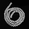 Transparent Glass Beads Strands EGLA-A035-T4mm-D19-3