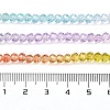Transparent Painted Glass Beads Strands DGLA-A034-T4mm-A12-3