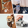 30Pcs Stainless Steel Keychain KEYC-BBC0001-01-6