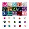 15 Colors Glass Pearl Beads HY-X0010-6mm-01-1
