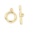 Brass Toggle Clasps KK-G416-28G-1