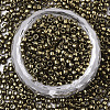 Electroplate Glass Seed Beads X-SEED-S042-01A-03-2