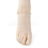 Brass Enamel Pendant Anklets & Bracelets & Necklaces Jewelry Sets SJEW-JS01149-10