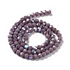 Opaque Glass Beads Strands EGLA-A035-P4mm-L11-2
