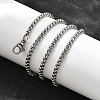 Non-Tarnish 304 Stainless Steel Box Chain Necklaces NJEW-F227-09P-06-2