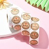 Kraft Paper Thank You Sticker Rolls STIC-YW0001-04-5