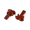 Natural Red Jasper Coconut Tree Pendants G-N342-02E-2