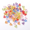Transparent Acrylic Plastic Tri Beads for Christmas Ornaments Making PL699M-1