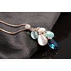 Real Rose Gold Plated Alloy Pendant Necklaces NJEW-AA00067-10RG-2