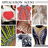 75Pcs 5 Styles Square Shape Sew on Rhinestone GLAA-GA0001-60B-6
