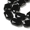 Natural Obsidian Beads Strands G-P544-B03-01-4