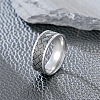 201 Stainless Steel Cross Pattern Finger Rings for Men FS-WGDD078-15-2
