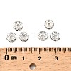 Brass Grade A Rhinestone Spacer Beads RB-A014-Z6mm-01S-2