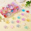 120Pcs 2 Styles Acrylic Bead Caps OACR-TA0004-70-5