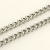 304 Stainless Steel Curb Chains CHS-R008-08-1