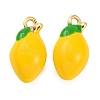 Alloy Enamel Pendants PALLOY-S032-01A-028-1