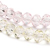 Transparent Painted Glass Beads Strands X1-DGLA-A034-T8mm-A25-4