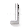 Alloy Letter Slide Charms FIND-A023-17L-2