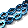 Electroplated Synthetic Non-magnetic Hematite Beads Strands G-L613-Z01-03A-1