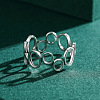 Oval Ring 925 Sterling Silver Finger Rings for Women FS-WGC6322-03-1
