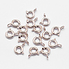 925 Sterling Silver Spring Ring Clasps STER-K167-076A-RG-1