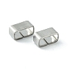 Non-Tarnish Drawing 201 Stainless Steel Slide Charms/Slider Beads STAS-C016-11P-1-3