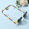 (Jewelry Parties Factory Sale)Personalized Acrylic Cable Chain Necklaces NJEW-JN02899-02-5