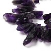 Rough Raw Natural Amethyst Beads Strands G-G010-12-3