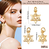 16Pcs Brass Micro Pave Clear Cubic Zirconia Charms KK-BBC0015-88-2