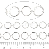 304 Stainless Steel Ring Link Chains CHS-G044-05P-06-2