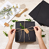 8Pcs Square Folding Kraft Paper Mailer Boxes CON-CP0001-018B-3
