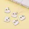 Non-Tarnish 304 Stainless Steel Pendants A-STAS-Q201-T457S-5