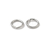 Tarnish Resistant 304 Stainless Steel Open Jump Rings X-STAS-Q186-02-6x0.8mm-3