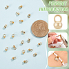 20Pcs Brass Bead Tips KK-BC0012-46-4