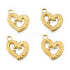 Ion Plating(IP) 201 Stainless Steel Pendants STAS-N098-222LG-2