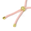 6mm Round Dyed Natural Yellow Jade Bead Slider Bracelets BJEW-MZ00062-02-4