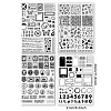 Globleland 4 Sheets 4 Styles PVC Plastic Stamps DIY-GL0004-86J-6