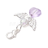 Heart Angel Acrylic Pendant Decorations HJEW-JM02538-02-4